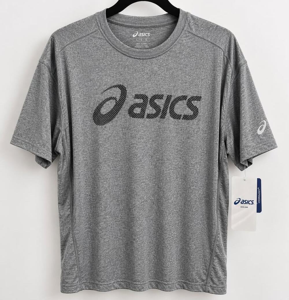 NEW w/ Tags ASICS Hydrology Men’s Performance Shirt Large Gray